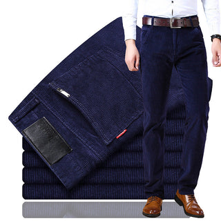 Men's classic-cut trousers made from high-quality fabric, featuring a versatile and elegant design suitable for both formal and casual occasions. 1
