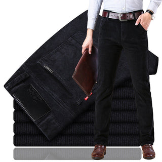 Men's trousers featuring a classic cut, crafted from high-quality fabric. These versatile and elegant pants are suitable for both formal and casual occasions, offering a 3