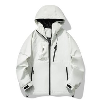 Herren jacke – Modernes Design mit Kapuze und Taschen