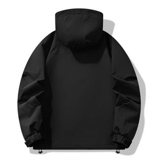 Herren jacke – Modernes Design mit Kapuze und Taschen