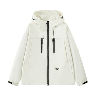 Herrenjacke – Outdoor Style, Wasserabweisend, Verstellbare Kapuze &amp; Praktische Taschen 1