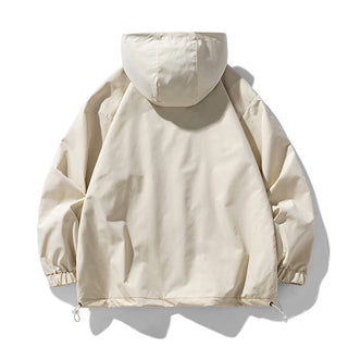 Herrenjacke – Winddicht mit Verstellbarer Kapuze, Praktisch & Komfortabel 2