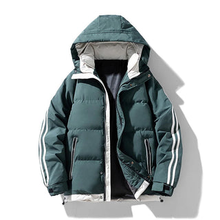 Stylish men's alpine coat, made from windproof material, featuring a comfortable fit and outdoor-ready design, perfect for adventurous outings in varying weather conditions. 9