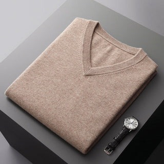 Herren Pullover – V-Ausschnitt, Lässig & Bequem