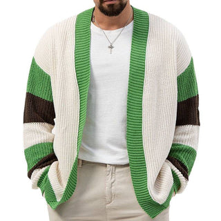 Herren Strickjacke – Farbblock-Design, Bequem & Stilvoll 5