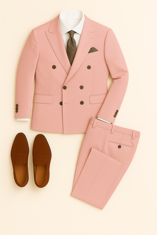 Herren Anzug – Slim Fit 3-teilig, Leinen-Look