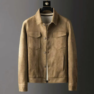 A men's casual jacket featuring a modern street style design, made from a comfortable fabric, perfect for everyday wear. The jacket combines functionality with a trendy aesthetic 3