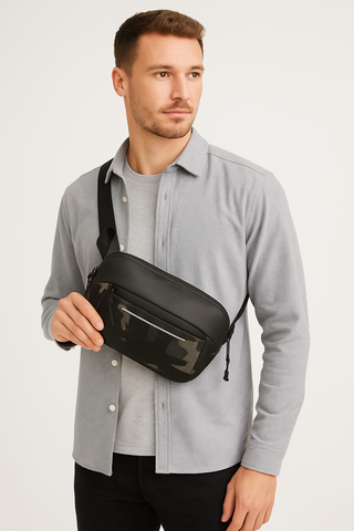 Herren Schultertasche – Crossbody, Praktisch & Wasserdicht