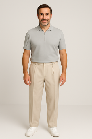 Herrenhose – Plissiert im Festtagsstil, elegant & modern