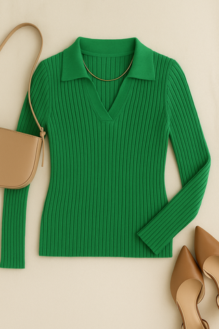 Damen Pullover – Rippstrickstil, zeitlos & figurbetont