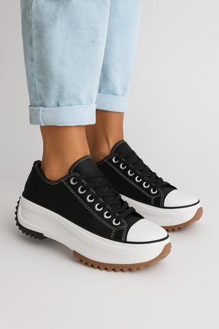 Damen-Sneaker – Slip-on im Canvas-Stil, modern & komfortabel