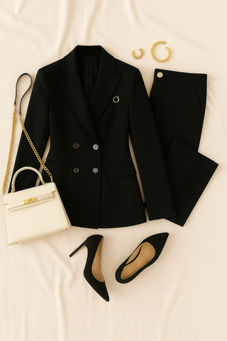 Damen Zweiteiler – Blazer-Stil, elegant & figurschmeichelnd