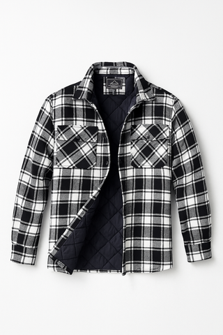 Herren Jacke – Flanellstil, gestreift & stilvoll