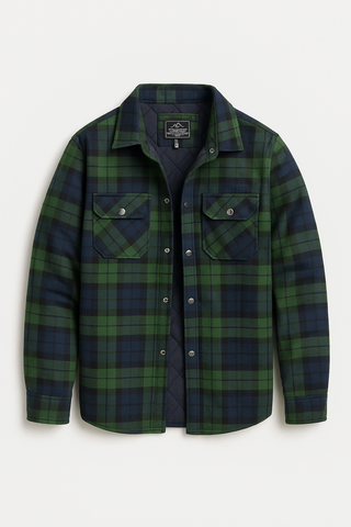 Herren Jacke – Flanellstil, gestreift & stilvoll