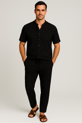 Herren Set – Leinenstil, luftig & modern