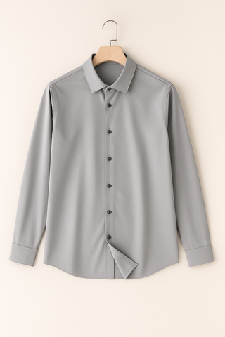 Herrenhemd – Leinenstil im Casual Look, leicht & modern