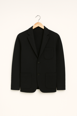 Herrenblazer – Strickdesign mit Knöpfen, warm & stilvoll