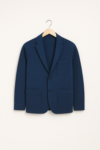 Herrenblazer – Strickdesign mit Knöpfen, warm & stilvoll