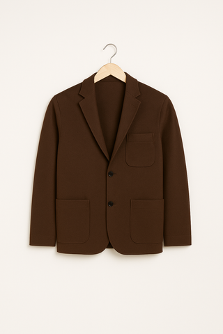 Herrenblazer – Strickdesign mit Knöpfen, warm & stilvoll