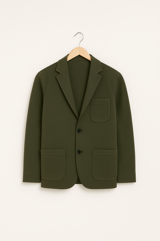 Herrenblazer – Strickdesign mit Knöpfen, warm & stilvoll