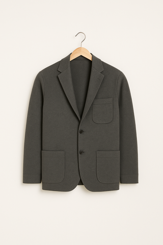 Herrenblazer – Strickdesign mit Knöpfen, warm & stilvoll