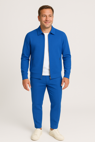 Herrenset – Leinenstil mit Kurzarmshirt, luftig & modern