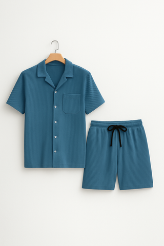 Herren Set – Rippstrick aus Baumwolle, modern & bequem