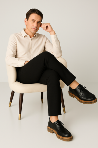 Herrenschuhe – Schnürschuhe aus Leder, bequem & stilvoll
