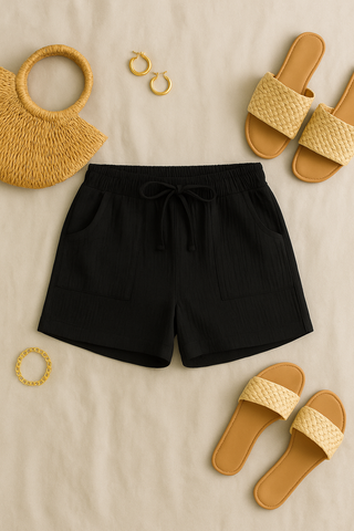 Damenshorts – Sommerstil aus Baumwolle, luftig & bequem