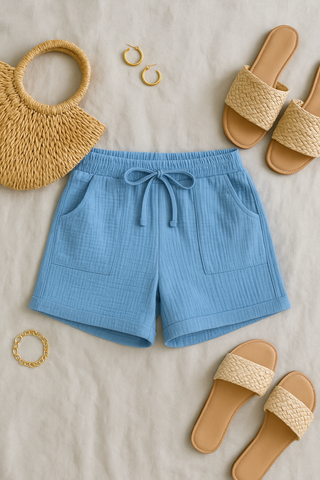 Damenshorts – Sommerstil aus Baumwolle, luftig & bequem
