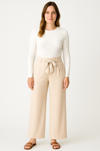 Damenhose – Leichter Stoff im Sommerstil, elegant & bequem