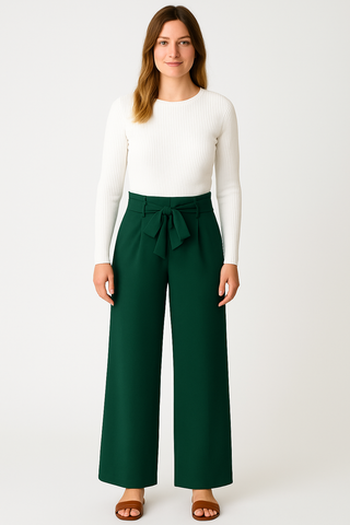 Damenhose – Leichter Stoff im Sommerstil, elegant & bequem