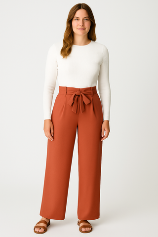 Damenhose – Leichter Stoff im Sommerstil, elegant & bequem