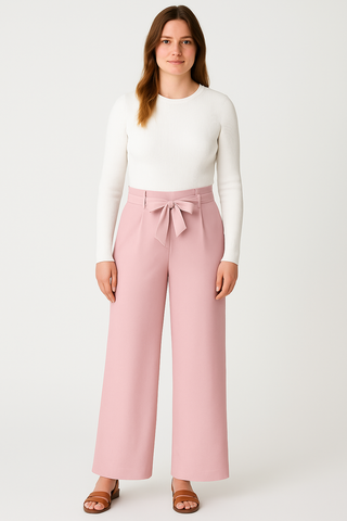 Damenhose – Leichter Stoff im Sommerstil, elegant & bequem