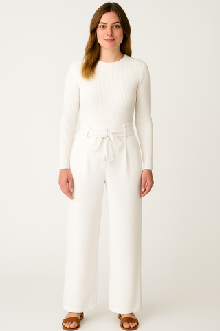 Damenhose – Leichter Stoff im Sommerstil, elegant & bequem