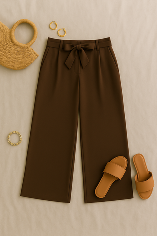 Damenhose – Leichter Stoff im Sommerstil, elegant & bequem