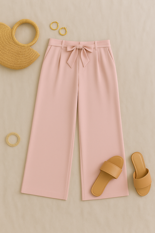 Damenhose – Leichter Stoff im Sommerstil, elegant & bequem
