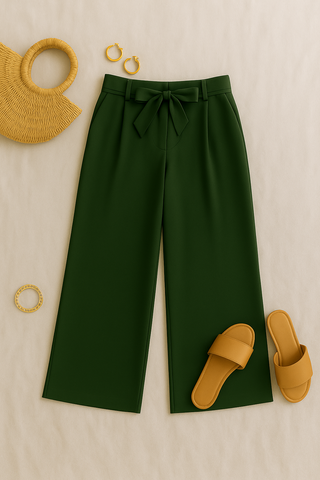 Damenhose – Leichter Stoff im Sommerstil, elegant & bequem