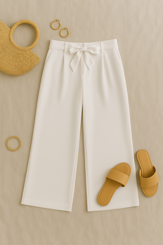 Damenhose – Leichter Stoff im Sommerstil, elegant & bequem