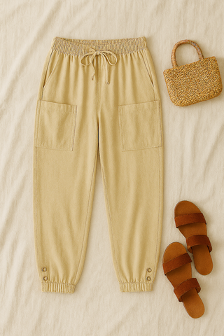 Damenhose – Haremstil mit Boho-Muster, luftig & bequem