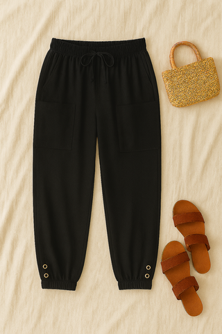 Damenhose – Haremstil mit Boho-Muster, luftig & bequem