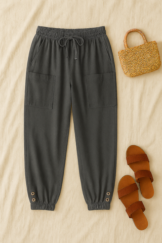 Damenhose – Haremstil mit Boho-Muster, luftig & bequem