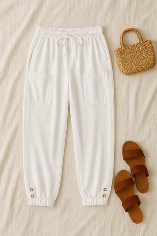 Damenhose – Haremstil mit Boho-Muster, luftig & bequem