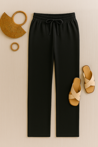 Damenhose – Joggingstil mit hoher Taille, bequem & lässig