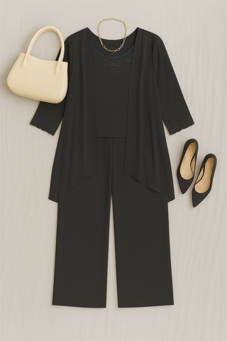 Damen Set – Dreiteilig mit elegantem Schnitt, stilvoll & vielseitig