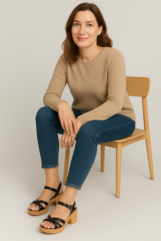 Damen Sandalen – Geflochtene Optik, stilvoll & bequem