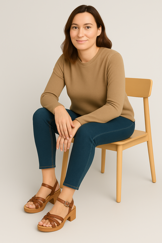 Damen Sandalen – Geflochtene Optik, stilvoll & bequem