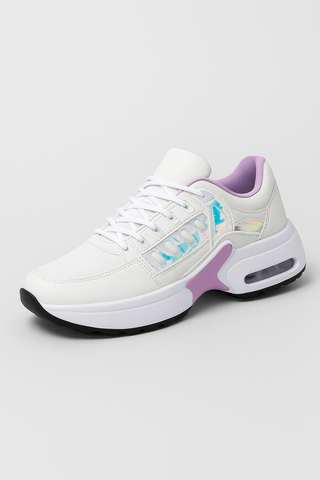 Damen Sneakers – Schnürschuhe aus Mesh, elegant & atmungsaktiv