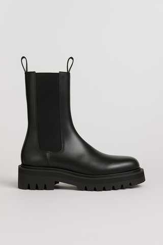 Damenstiefeletten – Minimalistisches Design in Schwarz, bequem & vielseitig