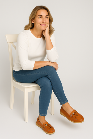 Damen Loafers – Klassisch aus Leder, elegant & bequem